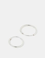 2-Pack Sterling Silver Hoop Earrings, , large