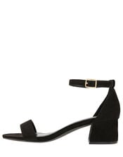 Block Heel Sandals, Black (BLACK), large