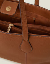 Laptop Tote Bag, Tan (TAN), large