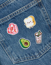 4-Pack Brunch Embroidered Iron-On Patches, , large