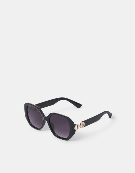 Oversized Geometric Sunglasses, , large