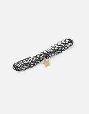 Star Charm Choker Necklace, , large