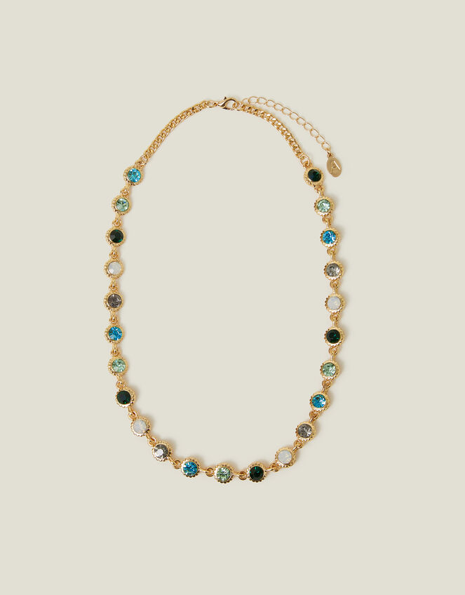 Eclectic Gem Collar Necklace, , large