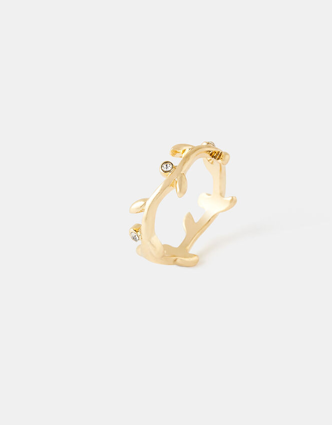 Sparkle Vine Wrap Ring, Gold (GOLD), large