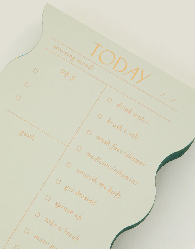 Designworks Ink Wiggle Daily Notebook, Green (GREEN), large