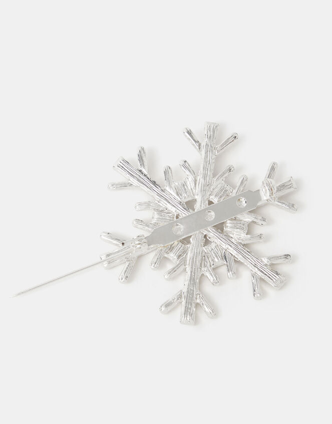 Jewel Snowflake Brooch, , large