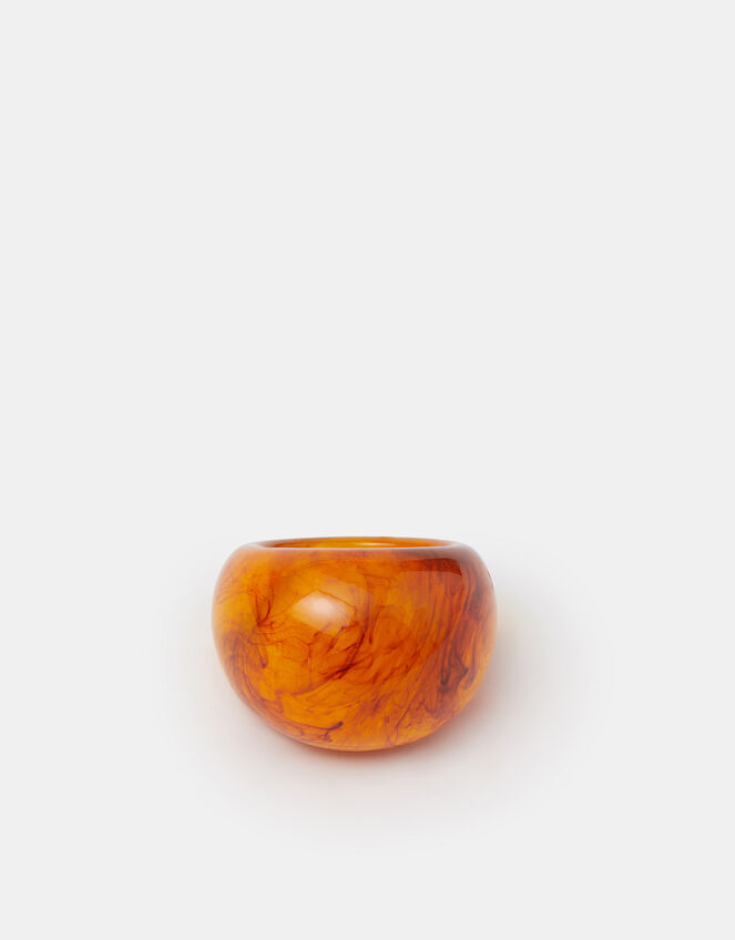 Chunky Resin Ring, Brown (BROWN), large
