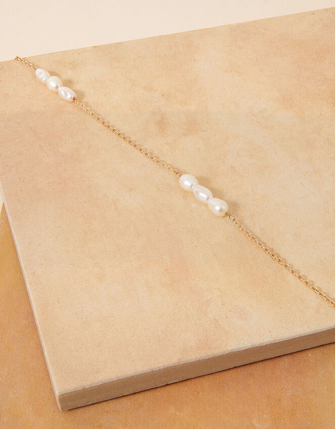 Long Pearl Rope Necklace, , large