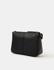 Buckle Leather Crossbody Bag, , large