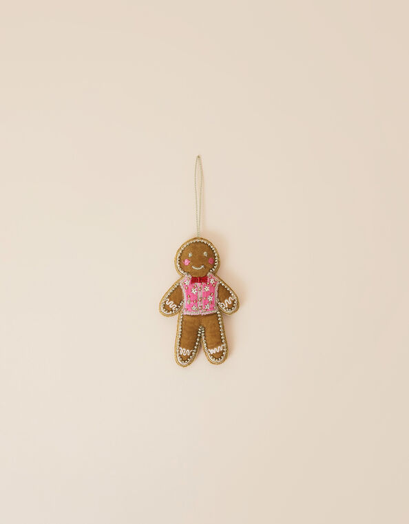 Georgie Gingerbread Hanging Decoration, , large