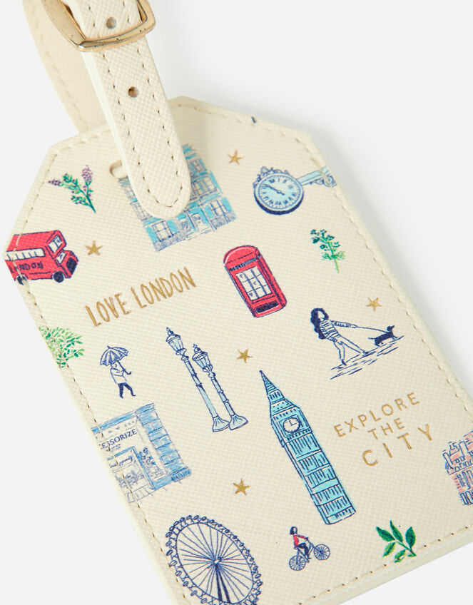 All Over London Luggage Tag, , large