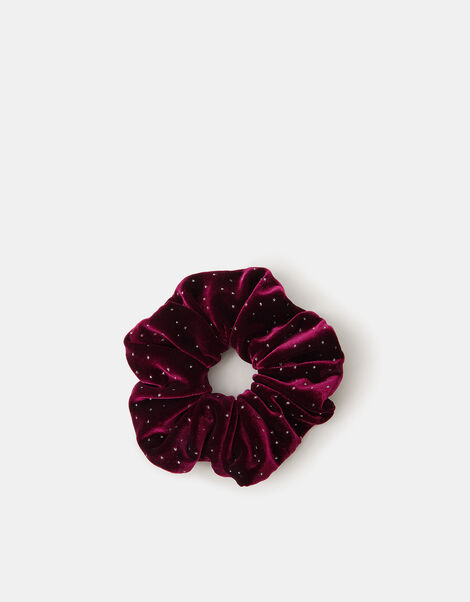 Sparkle Velvet Hair Scrunchie, , large