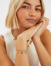 Clover Charm Bracelet Gold, , large