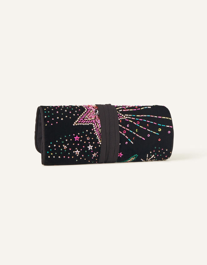 Embellished Star Jewellery Roll, , large