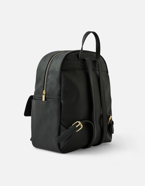 Front Pocket Backpack Black, Black (BLACK), large