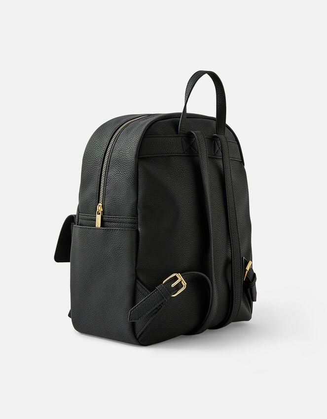 Front Pocket Backpack, Black (BLACK), large