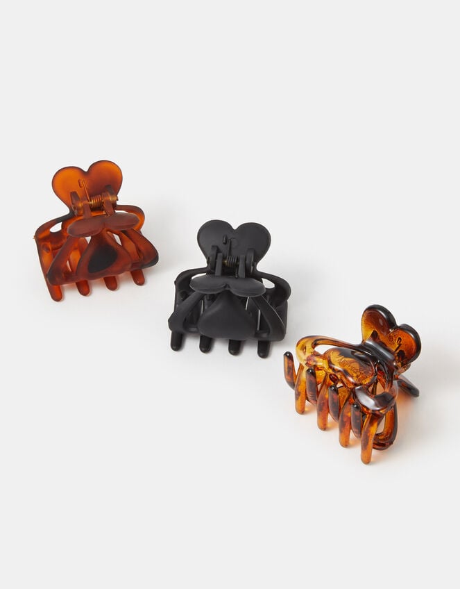 3-Pack Heart Claw Clips, , large