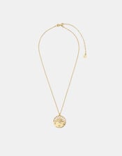 14ct Gold-Plated Celestial Sunbeam Pendant Necklace, , large