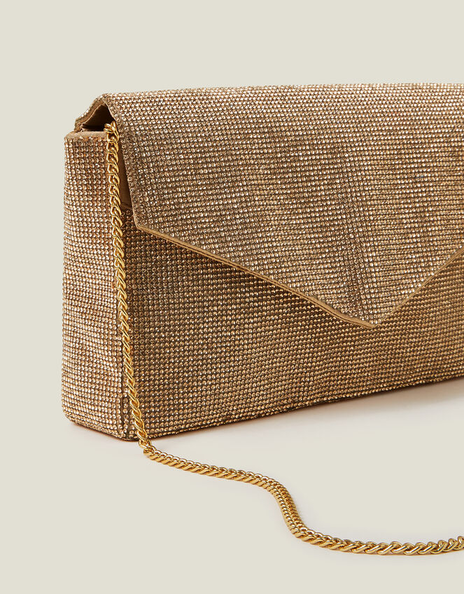 Shimmer Clutch Bag, , large