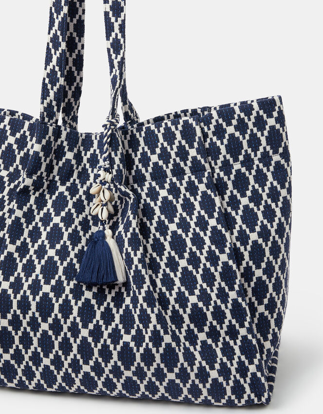 Geometric Tote Bag, , large