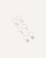 Filigree Hoop Earrings Set of Three, , large