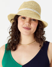Natural Stripe Bucket Hat , , large