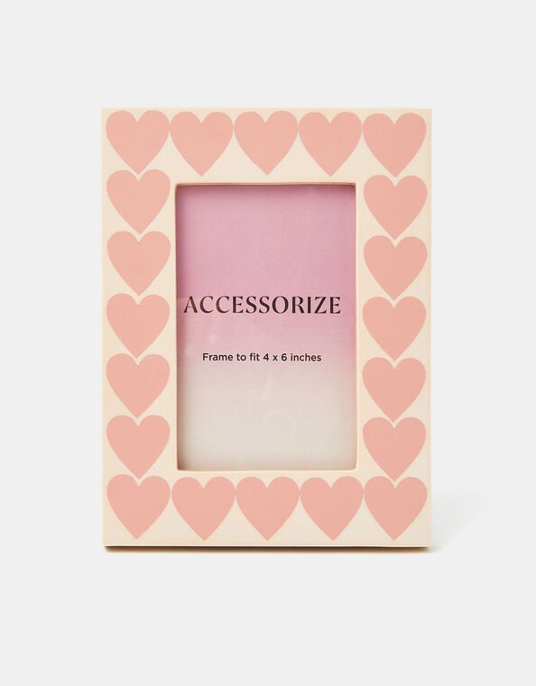 Heart Print Photo Frame 4 x 6, , large