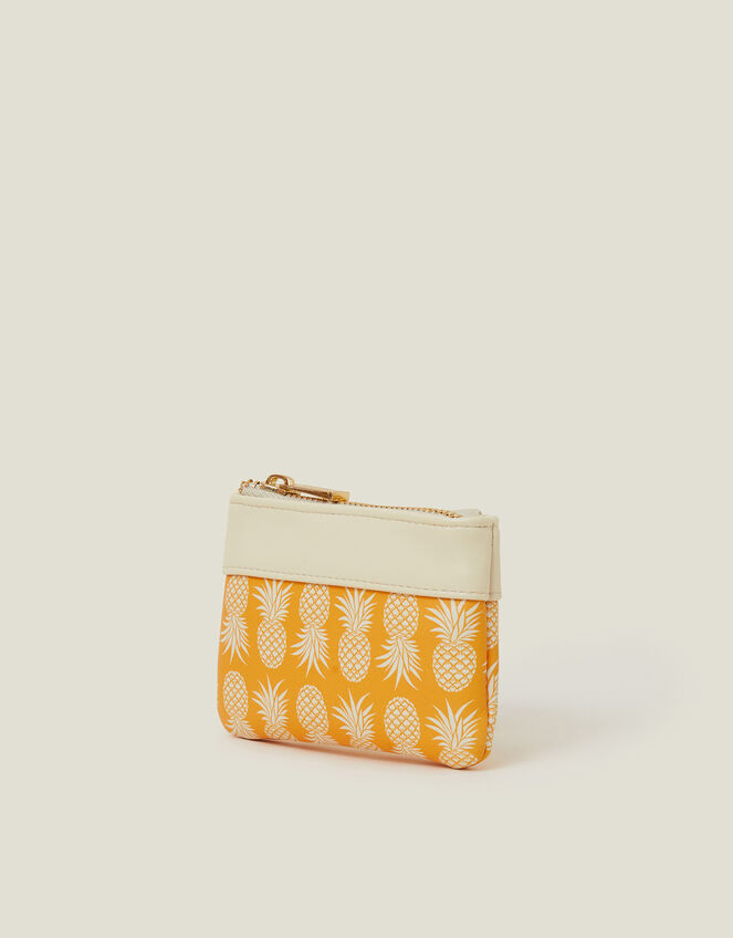 Pineapple Print Coin Purse, , large