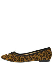 Charlotte Leopard Ballerina Flats, Leopard (LEOPARD), large