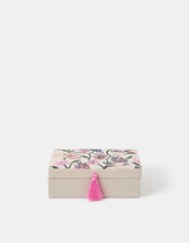 Jasmine Embroidered Jewellery Box, , large