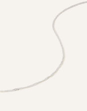 Twist Chain Necklace, Silver (SILVER), large