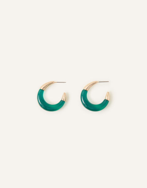 Resin Hoop Earrings, , large