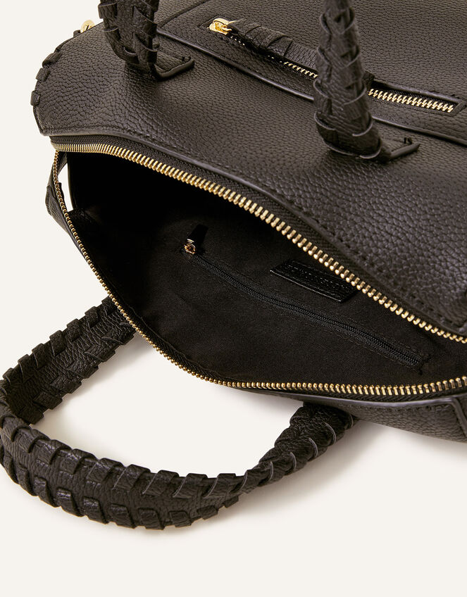 Front Pocket Handheld Bag, Black (BLACK), large