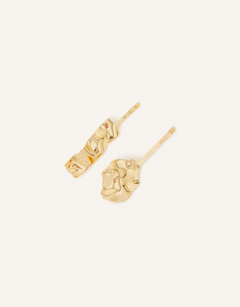 Molten Metal Hair Slides Set of Two, , large