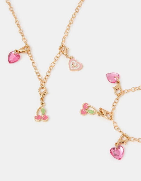 Girls Make-Your-Own Charm Jewellery Set, , large