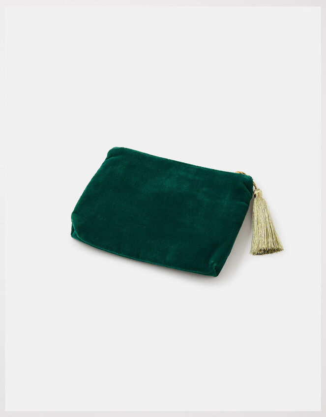 Embellished Shooting Star Velvet Pouch Bag Purses & Wallets