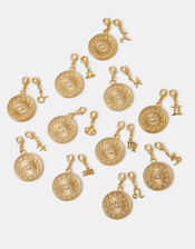 2-Pack 14ct Gold-Plated Zodiac Charms, Gold (GOLD), large