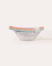 Girls Rainbow Badge Belt Bag, , large