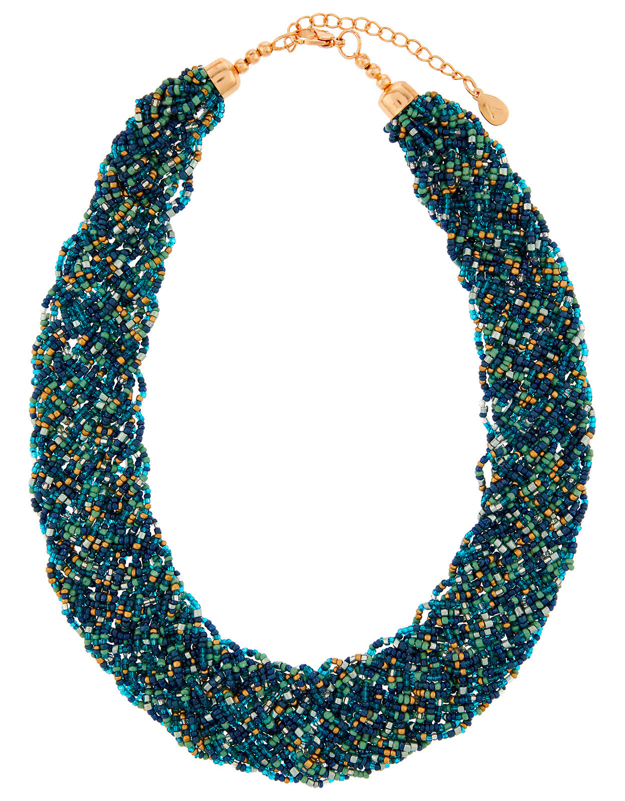 Chunky Beaded Bib Necklace