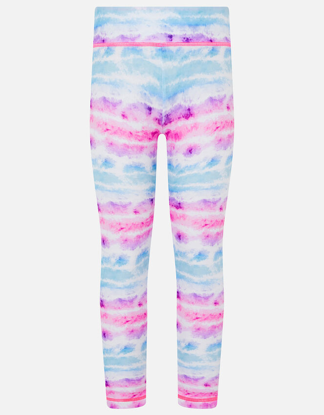 Girls Tie-Dye Active Leggings, Multi (BRIGHTS-MULTI), large