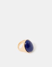 Statement Stone Ring, Blue (BLUE), large