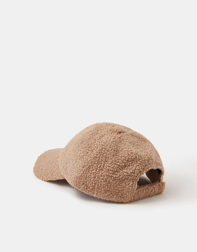 Faux Shearling Baseball Cap, , large