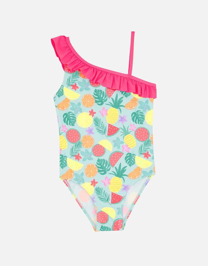 Girls Fruit Print Swimsuit, Multi (BRIGHTS-MULTI), large