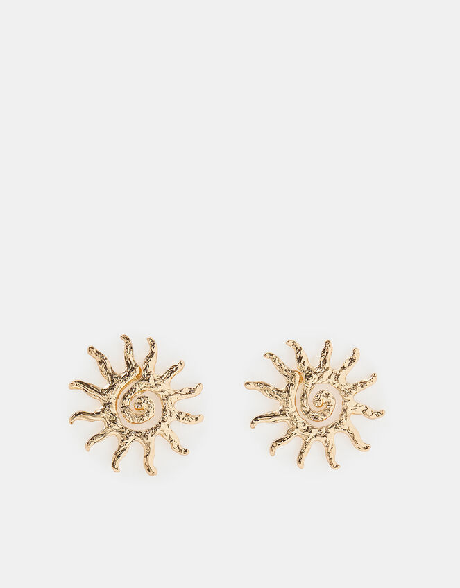 Molten Sun Stud Earrings, , large