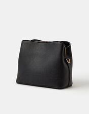 Webbing Strap Crossbody Bag , Black (BLACK), large