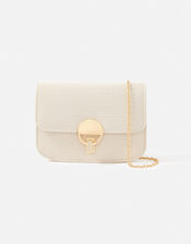 Lock Detail Chain Bag, Cream (CREAM), large