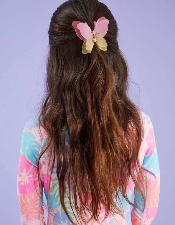 Girls Ombré Butterfly Claw Clip, , large