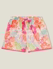 Girls Tropical Print Shorts, Multi (BRIGHTS MULTI), large