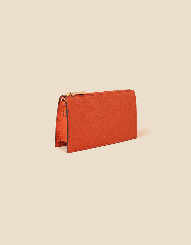 Small Zip Cross-Body Bag, Orange (ORANGE), large