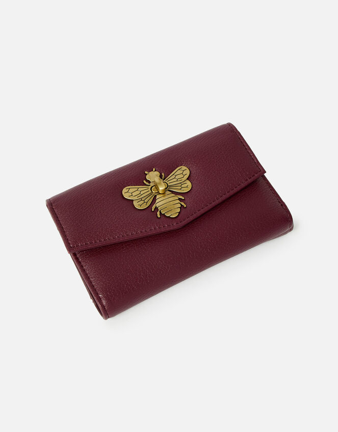 Britney Bee Wallet, Red (BURGUNDY), large